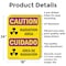 Signmission Radiation & Laser Sign, 24 in H x 18 in W, Aluminum, Rectangle OS-2PACK-CR-A-1824-L-10184 - alternate 7